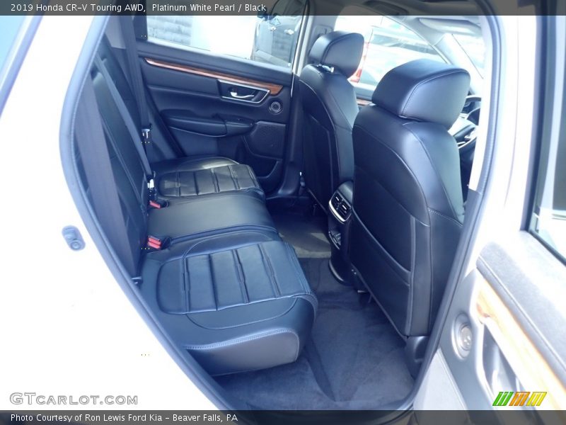 Platinum White Pearl / Black 2019 Honda CR-V Touring AWD