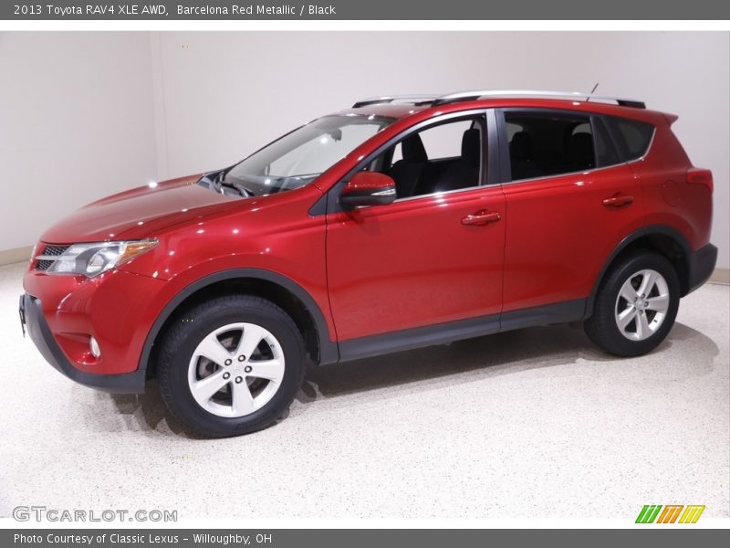 Barcelona Red Metallic / Black 2013 Toyota RAV4 XLE AWD