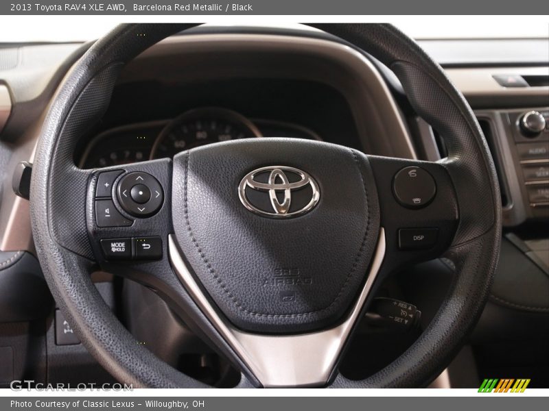 Barcelona Red Metallic / Black 2013 Toyota RAV4 XLE AWD