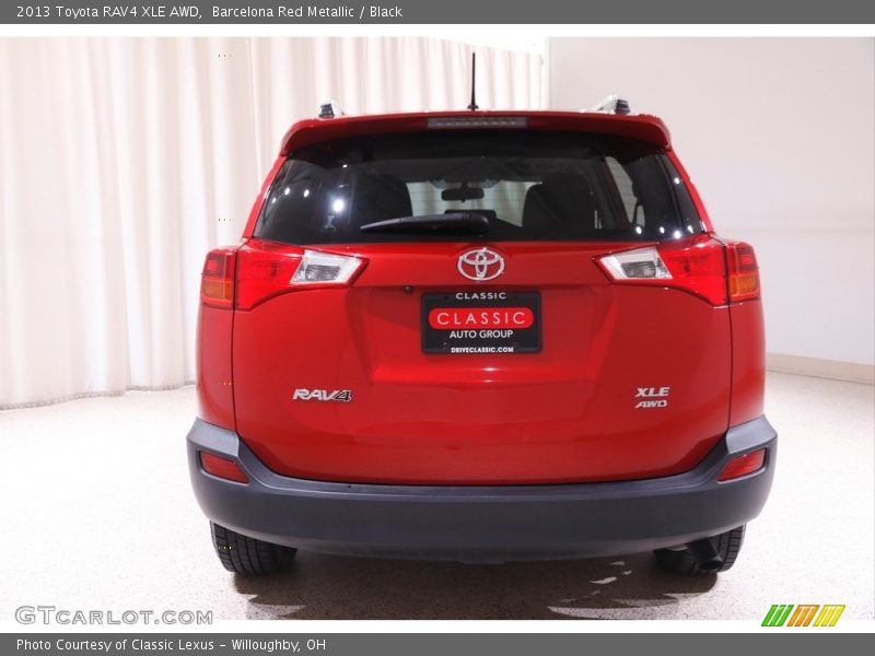 Barcelona Red Metallic / Black 2013 Toyota RAV4 XLE AWD
