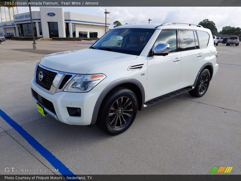 Front 3/4 View of 2017 Armada Platinum