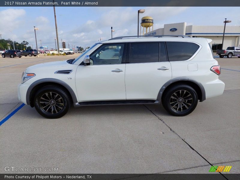  2017 Armada Platinum Pearl White