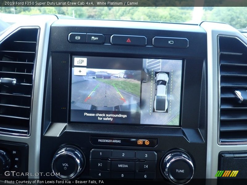 White Platinum / Camel 2019 Ford F350 Super Duty Lariat Crew Cab 4x4