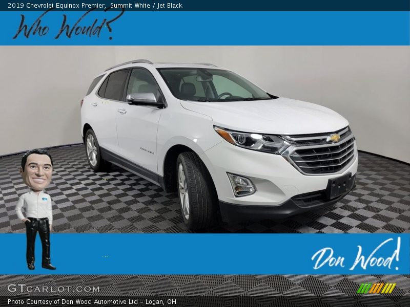 Summit White / Jet Black 2019 Chevrolet Equinox Premier