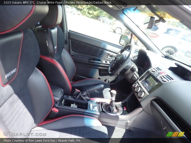 Front Seat of 2020 WRX STI