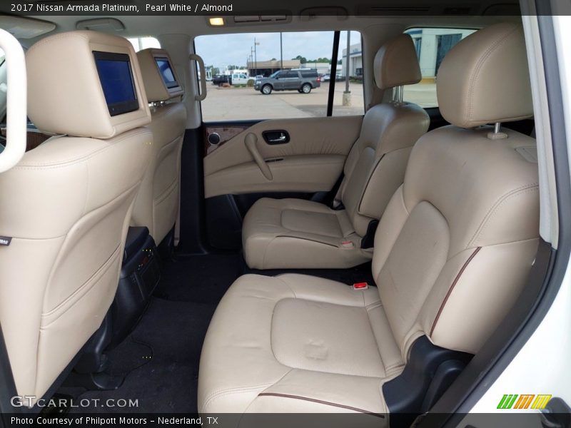 Pearl White / Almond 2017 Nissan Armada Platinum