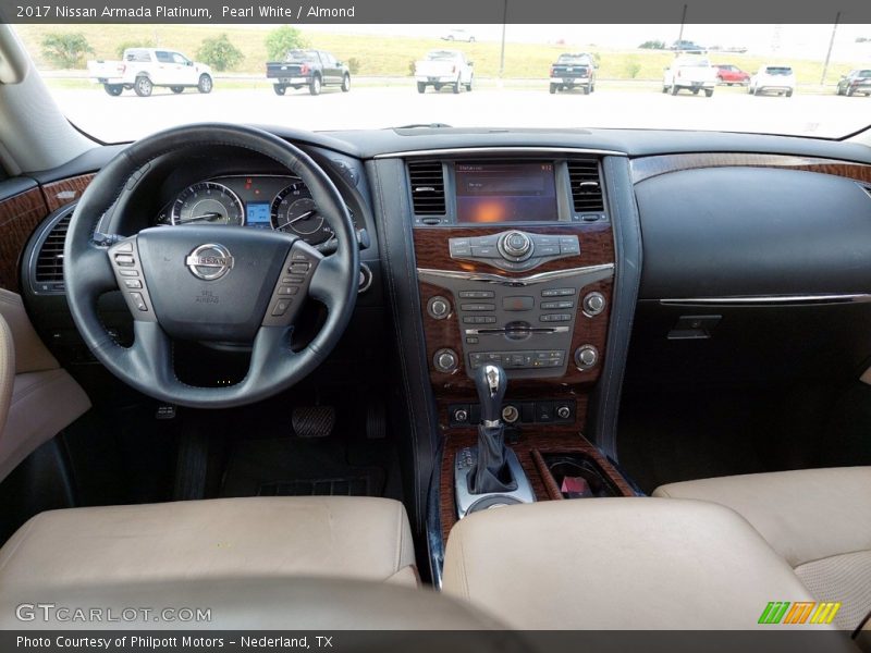 Dashboard of 2017 Armada Platinum