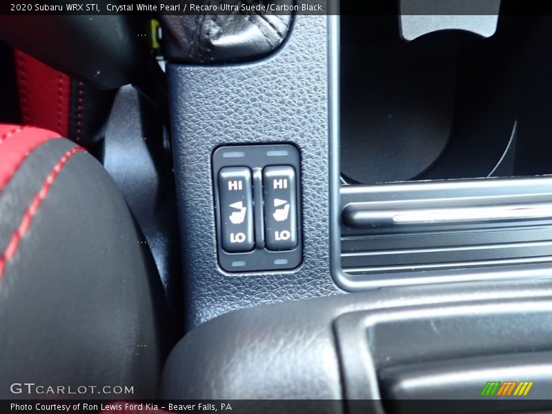 Controls of 2020 WRX STI