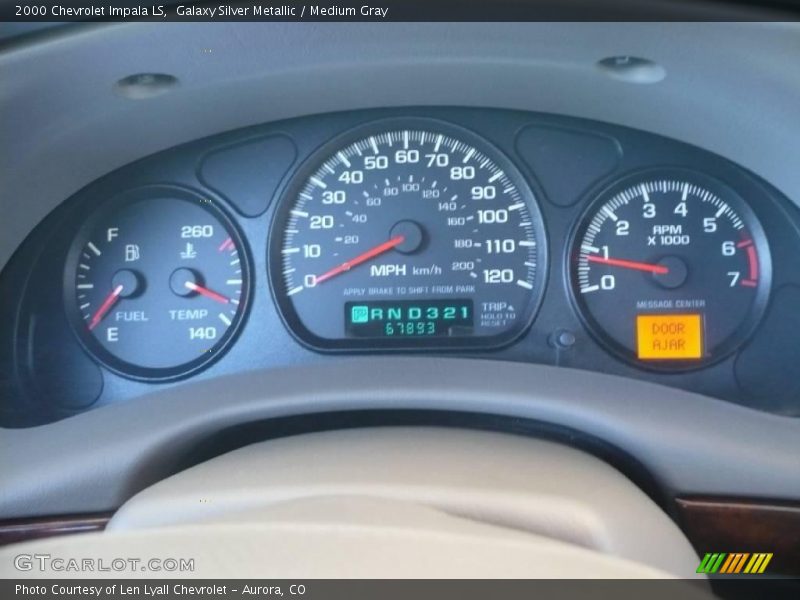 Galaxy Silver Metallic / Medium Gray 2000 Chevrolet Impala LS