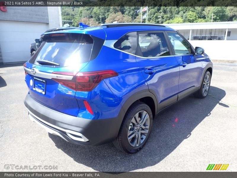 Neptune Blue / Black 2021 Kia Seltos S AWD