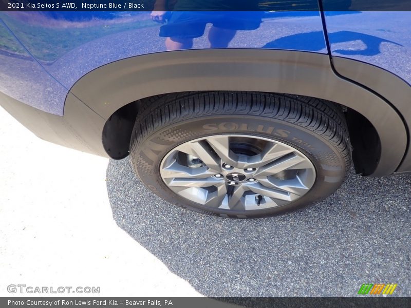 Neptune Blue / Black 2021 Kia Seltos S AWD