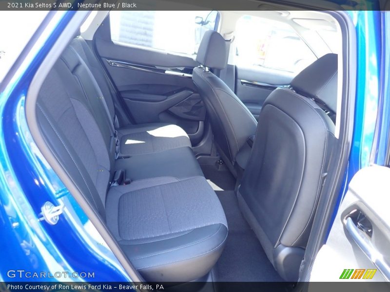 Neptune Blue / Black 2021 Kia Seltos S AWD