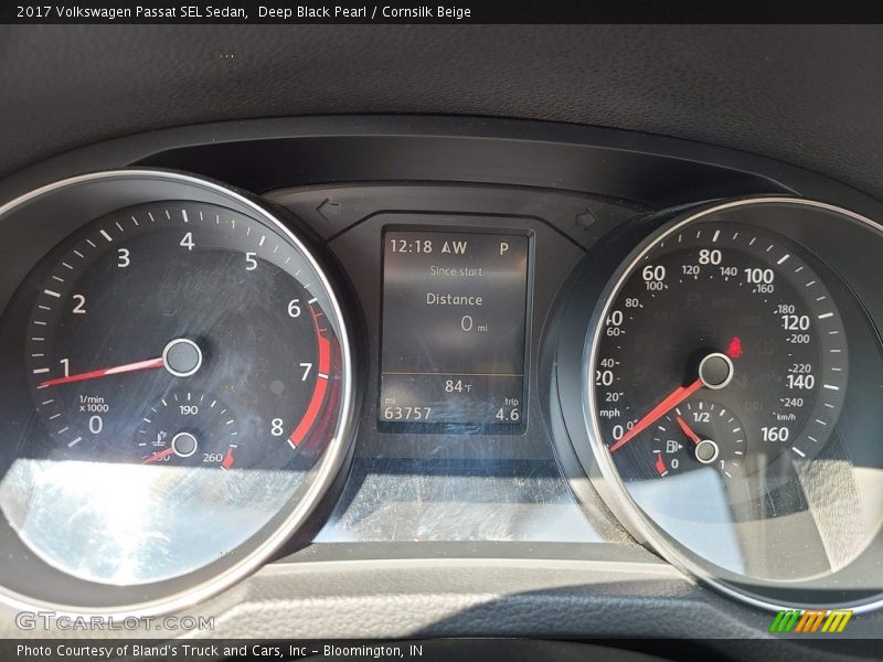 Deep Black Pearl / Cornsilk Beige 2017 Volkswagen Passat SEL Sedan
