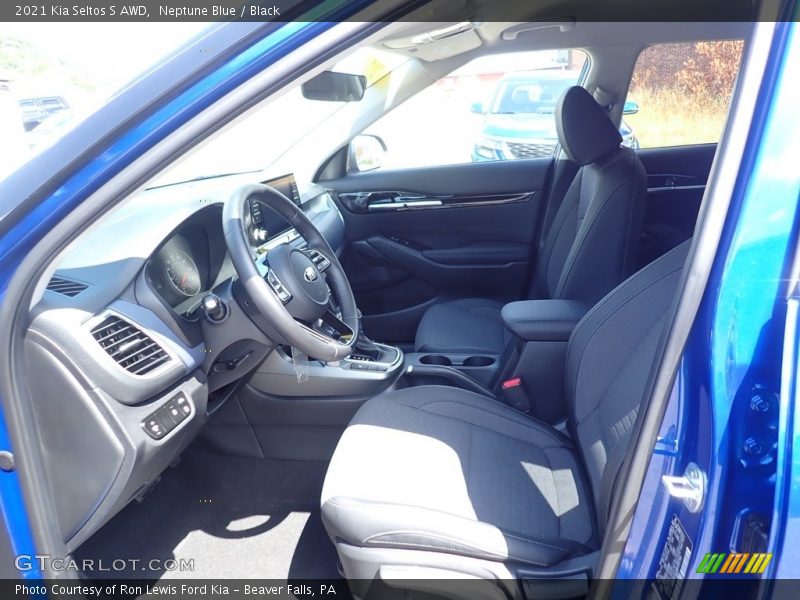 Neptune Blue / Black 2021 Kia Seltos S AWD