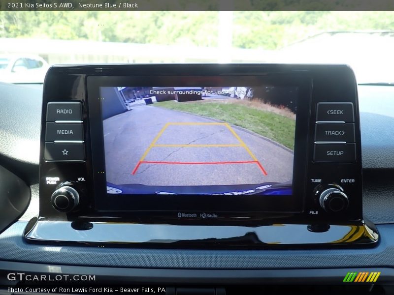 Neptune Blue / Black 2021 Kia Seltos S AWD