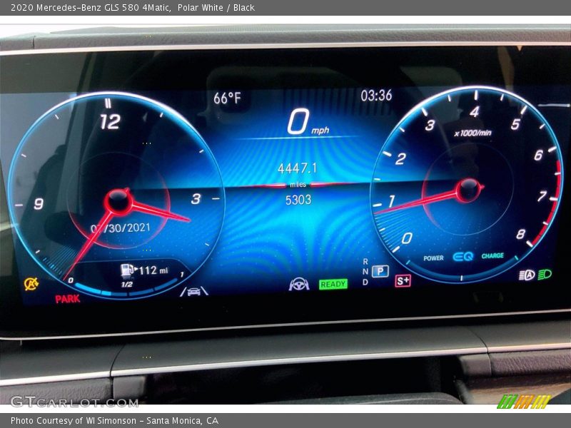  2020 GLS 580 4Matic 580 4Matic Gauges