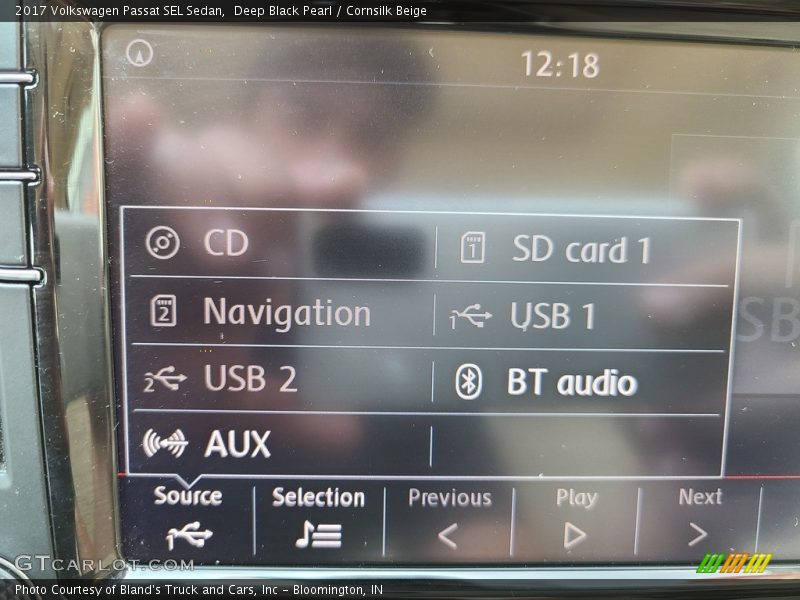 Deep Black Pearl / Cornsilk Beige 2017 Volkswagen Passat SEL Sedan