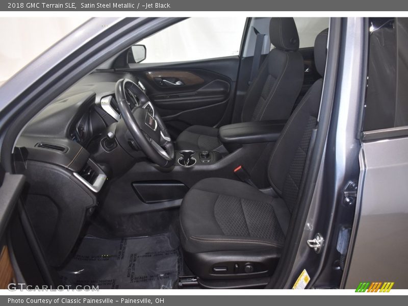 Satin Steel Metallic / ­Jet Black 2018 GMC Terrain SLE