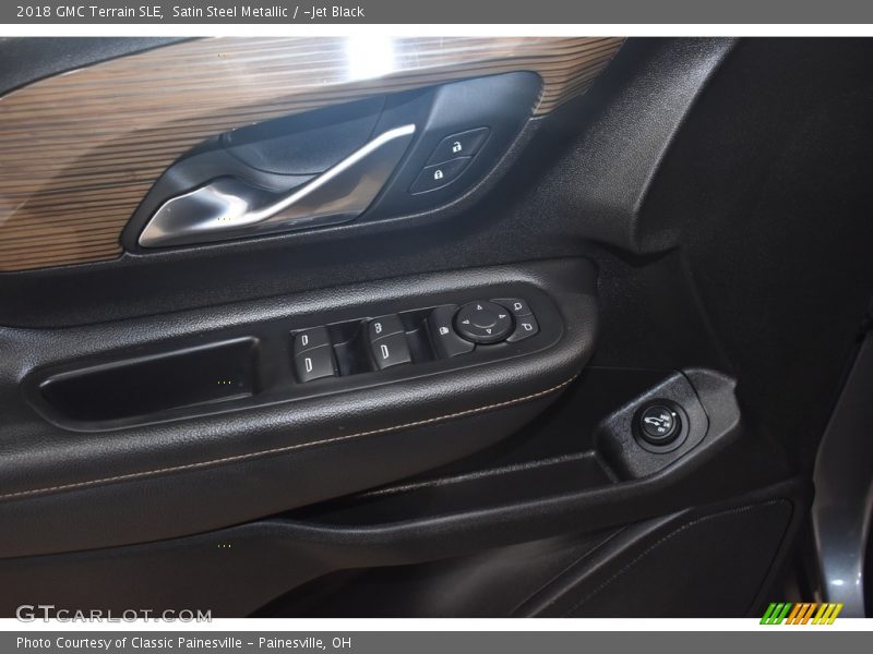 Satin Steel Metallic / ­Jet Black 2018 GMC Terrain SLE