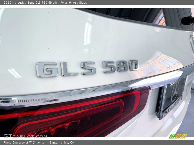 Polar White / Black 2020 Mercedes-Benz GLS 580 4Matic