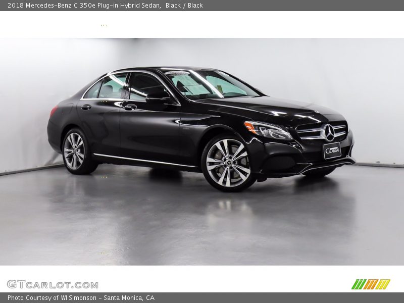 Black / Black 2018 Mercedes-Benz C 350e Plug-in Hybrid Sedan