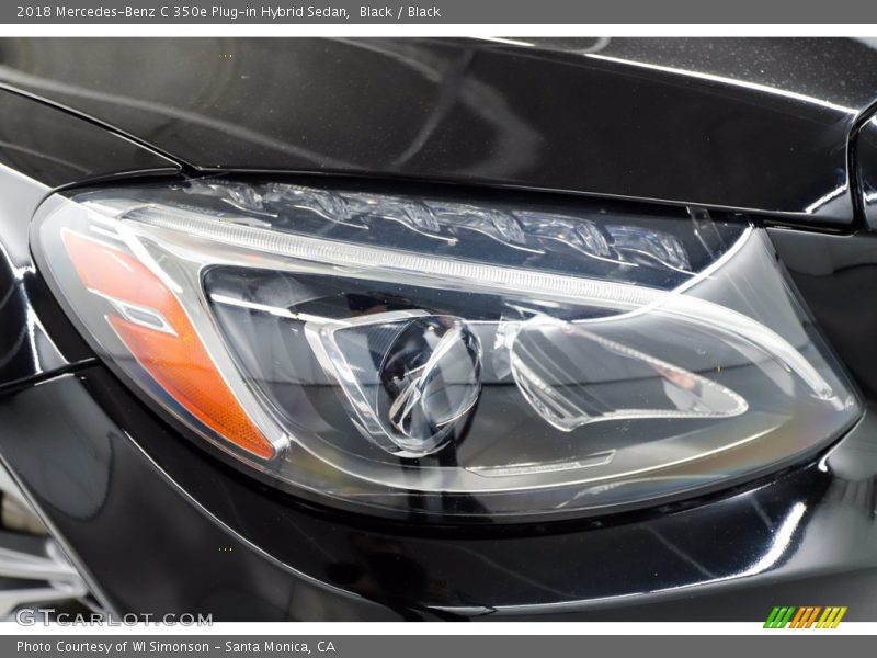 Black / Black 2018 Mercedes-Benz C 350e Plug-in Hybrid Sedan