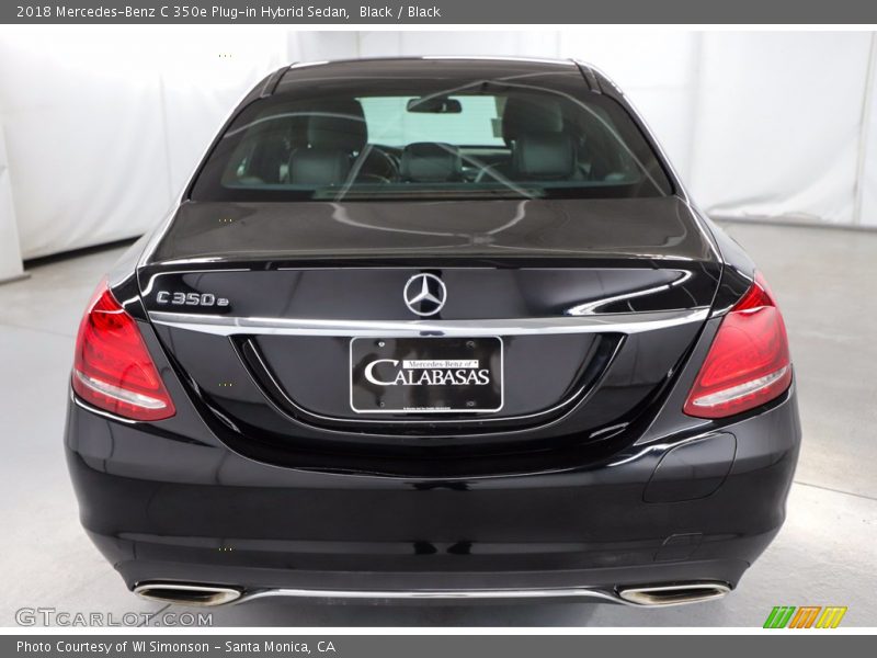 Black / Black 2018 Mercedes-Benz C 350e Plug-in Hybrid Sedan