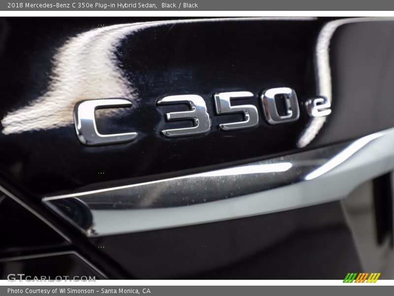 Black / Black 2018 Mercedes-Benz C 350e Plug-in Hybrid Sedan