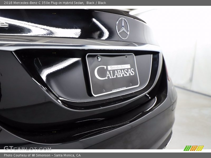 Black / Black 2018 Mercedes-Benz C 350e Plug-in Hybrid Sedan