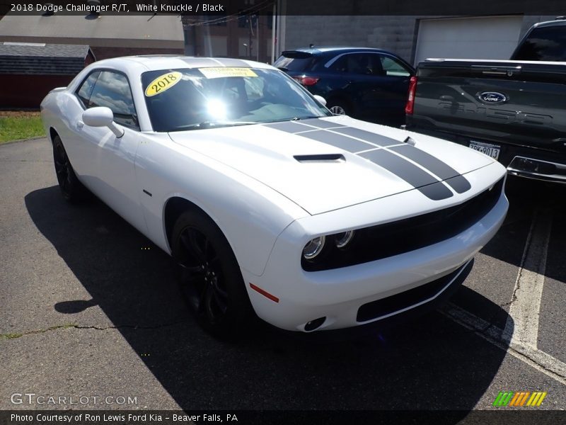 White Knuckle / Black 2018 Dodge Challenger R/T