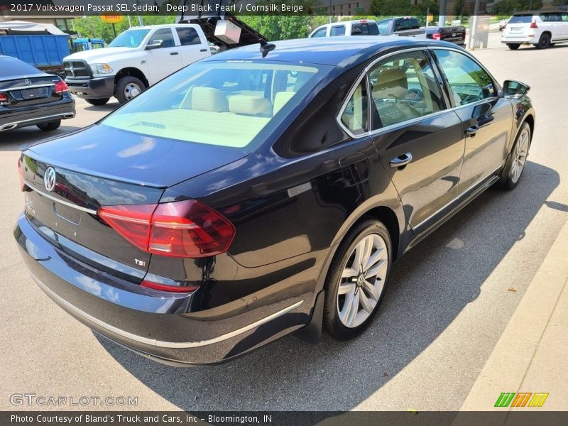 Deep Black Pearl / Cornsilk Beige 2017 Volkswagen Passat SEL Sedan