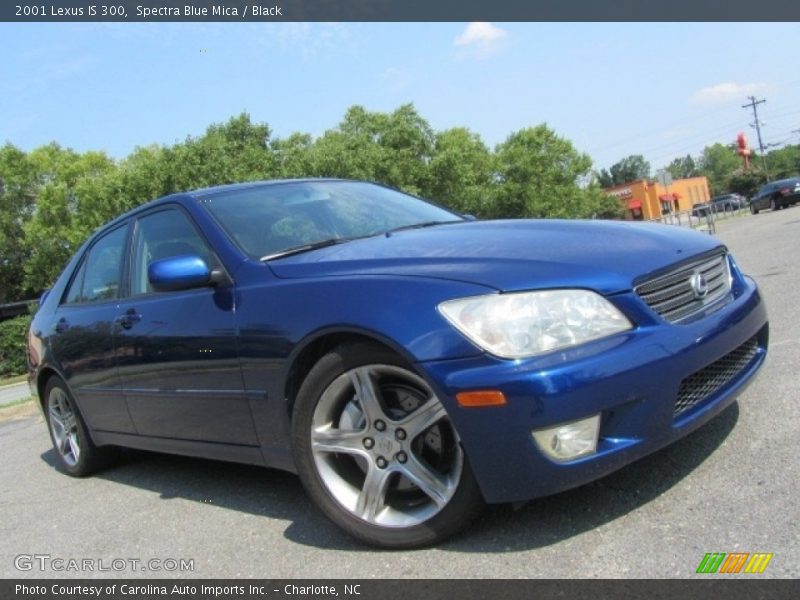 Spectra Blue Mica / Black 2001 Lexus IS 300