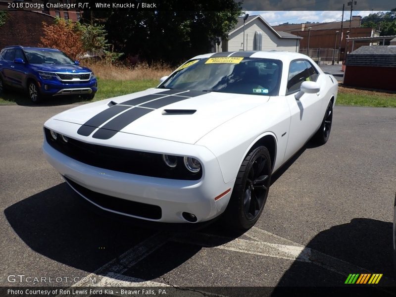 White Knuckle / Black 2018 Dodge Challenger R/T