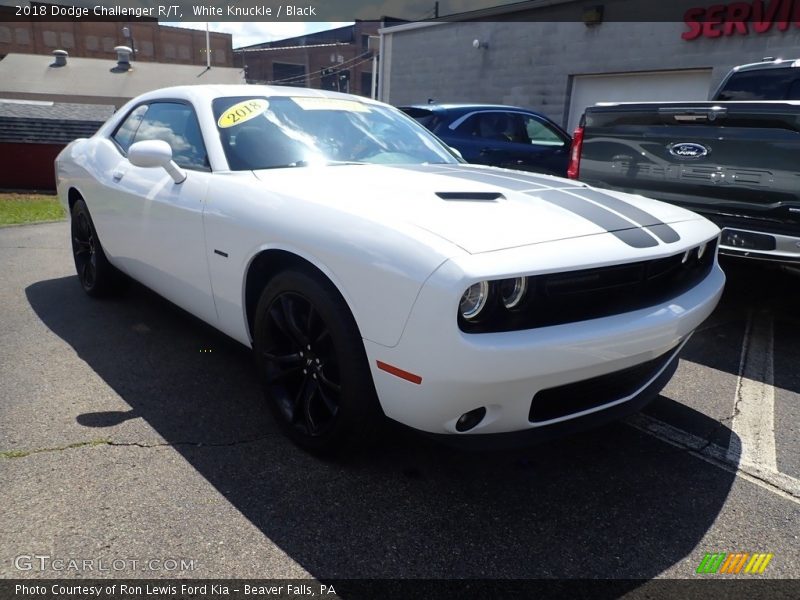 White Knuckle / Black 2018 Dodge Challenger R/T