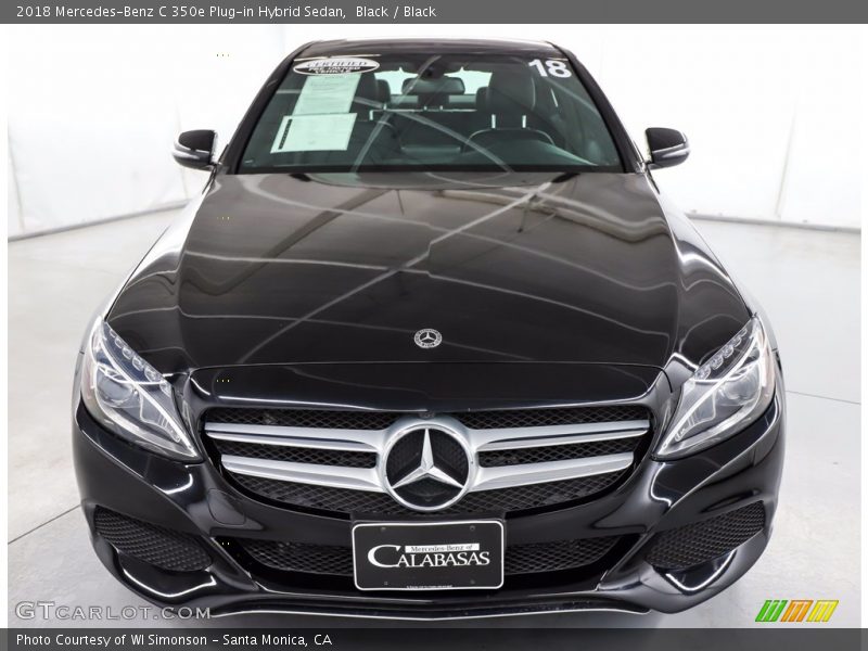 Black / Black 2018 Mercedes-Benz C 350e Plug-in Hybrid Sedan