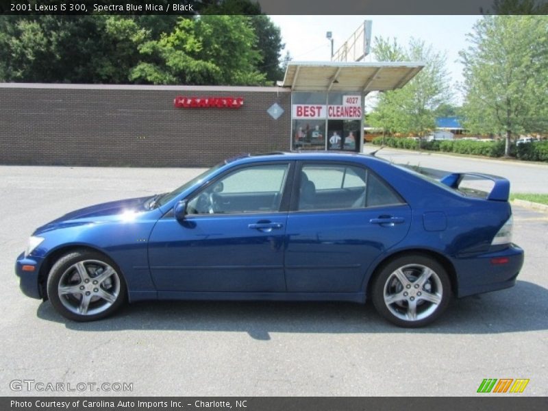 Spectra Blue Mica / Black 2001 Lexus IS 300