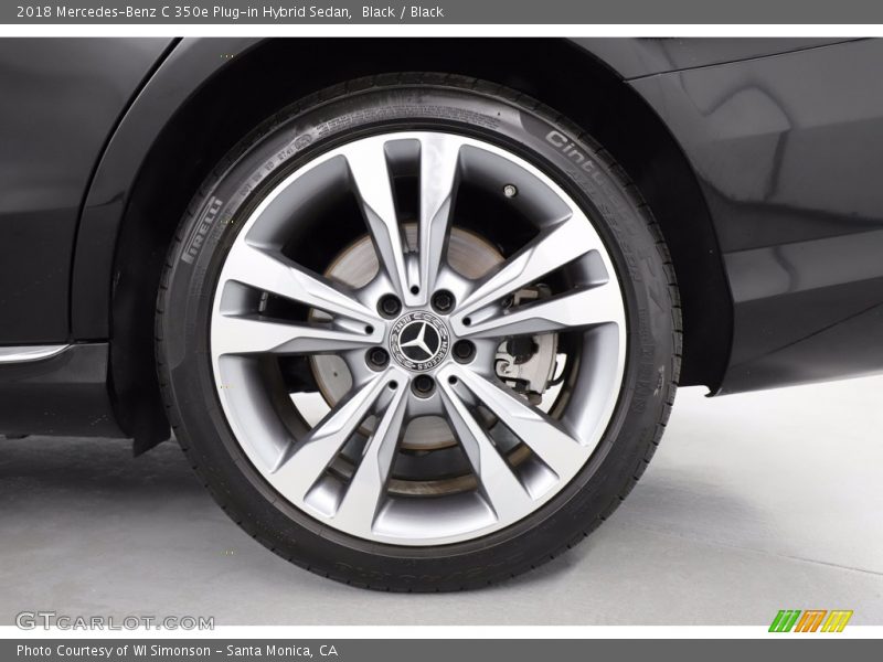 Black / Black 2018 Mercedes-Benz C 350e Plug-in Hybrid Sedan