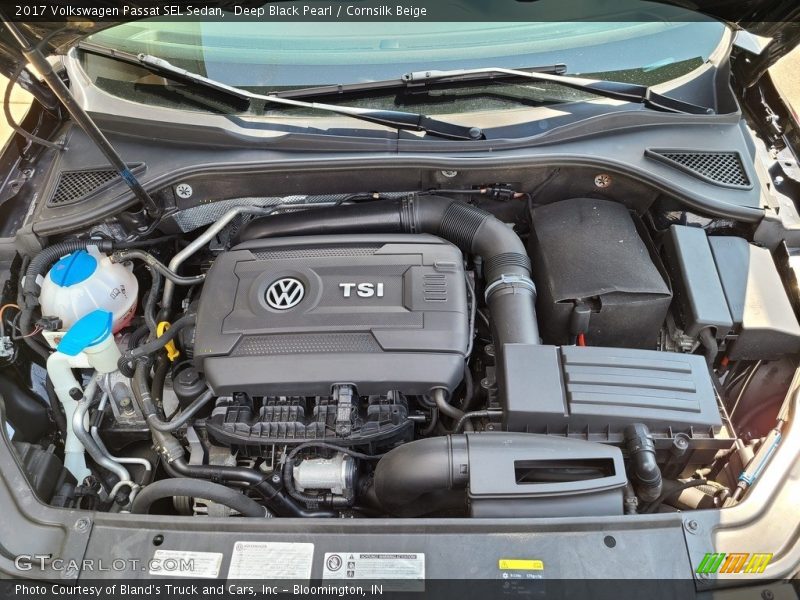 Deep Black Pearl / Cornsilk Beige 2017 Volkswagen Passat SEL Sedan