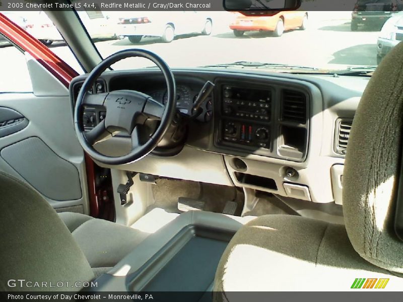 Redfire Metallic / Gray/Dark Charcoal 2003 Chevrolet Tahoe LS 4x4