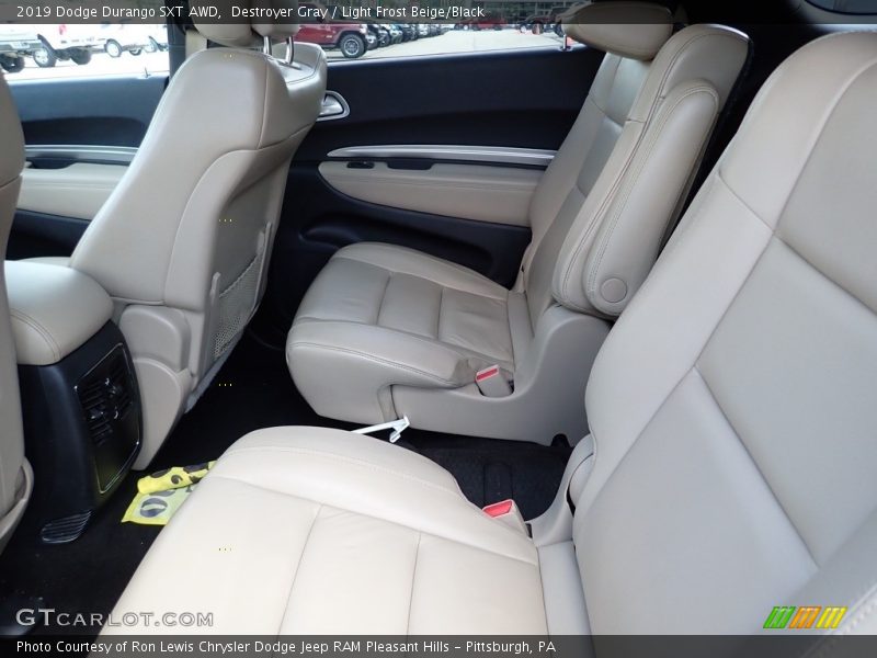 Destroyer Gray / Light Frost Beige/Black 2019 Dodge Durango SXT AWD