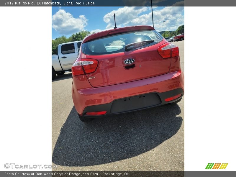 Signal Red / Beige 2012 Kia Rio Rio5 LX Hatchback