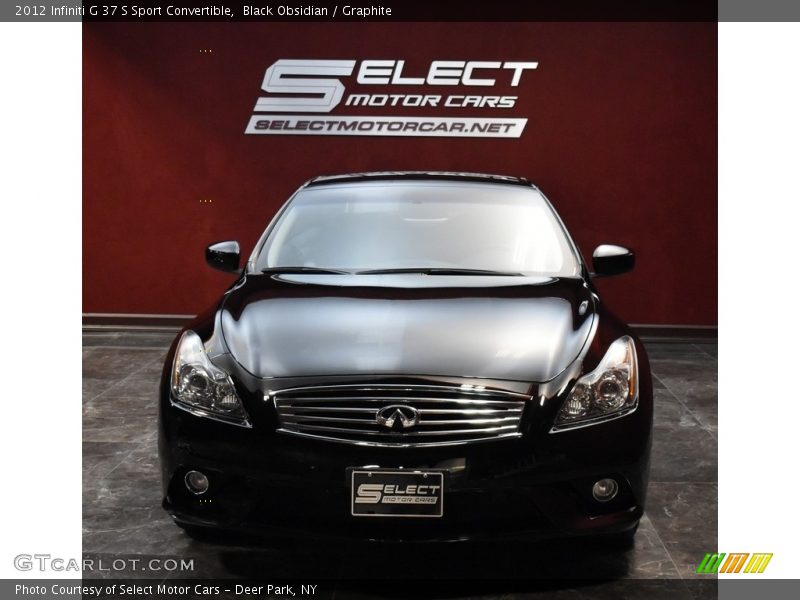 Black Obsidian / Graphite 2012 Infiniti G 37 S Sport Convertible