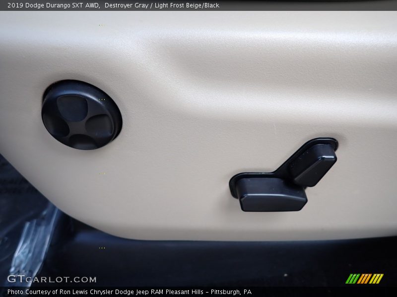 Destroyer Gray / Light Frost Beige/Black 2019 Dodge Durango SXT AWD