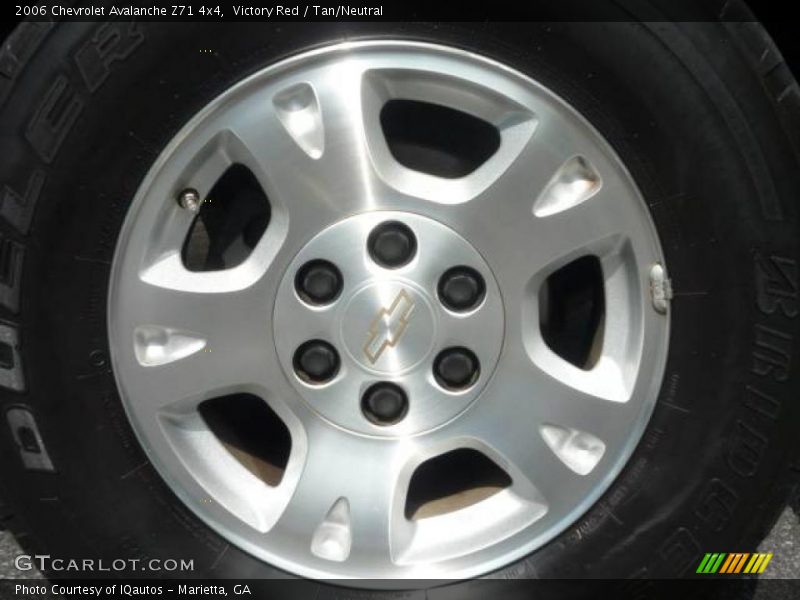 Victory Red / Tan/Neutral 2006 Chevrolet Avalanche Z71 4x4