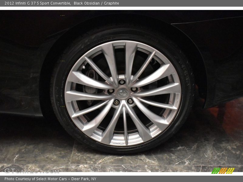 Black Obsidian / Graphite 2012 Infiniti G 37 S Sport Convertible