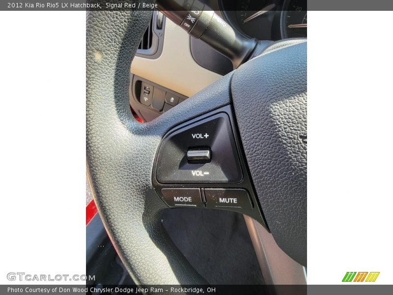 Signal Red / Beige 2012 Kia Rio Rio5 LX Hatchback