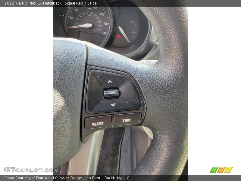 Signal Red / Beige 2012 Kia Rio Rio5 LX Hatchback