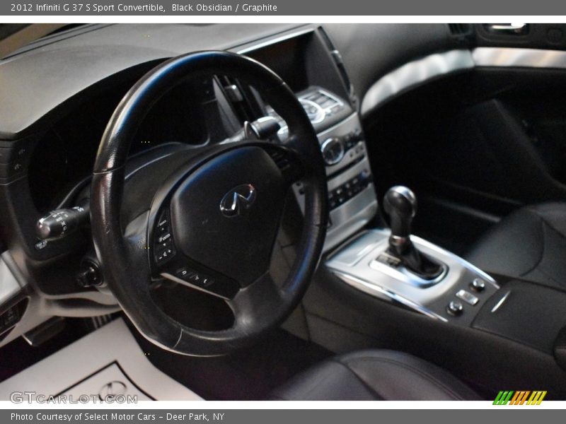 Black Obsidian / Graphite 2012 Infiniti G 37 S Sport Convertible