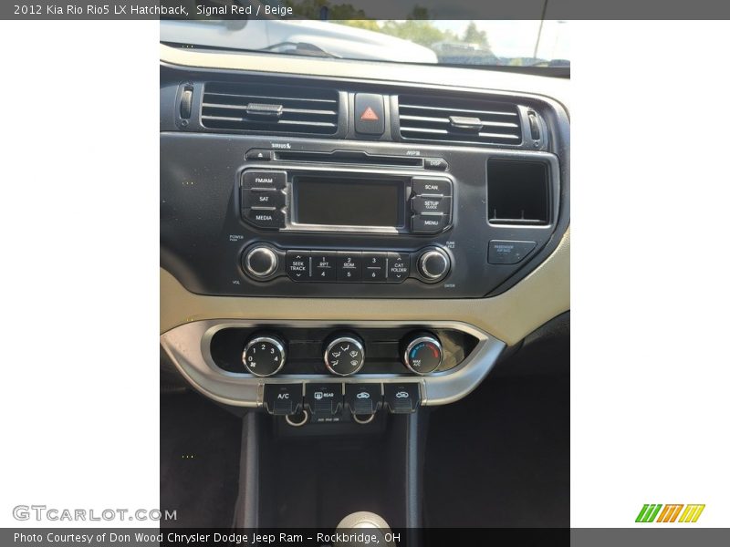 Signal Red / Beige 2012 Kia Rio Rio5 LX Hatchback