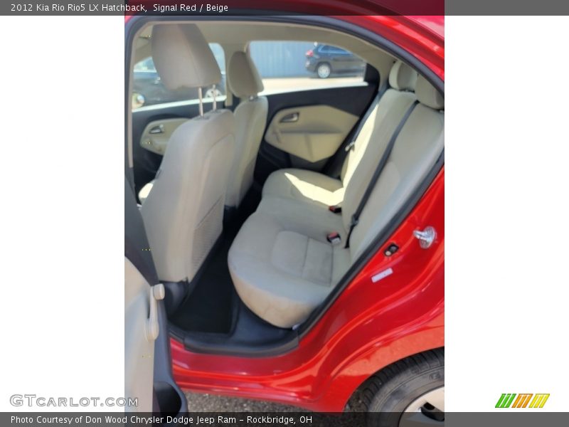 Signal Red / Beige 2012 Kia Rio Rio5 LX Hatchback